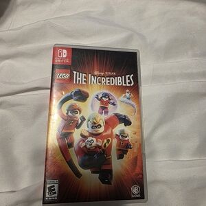 LEGO The Incredibles Game for Nintendo Switch - Red and Orange Cover